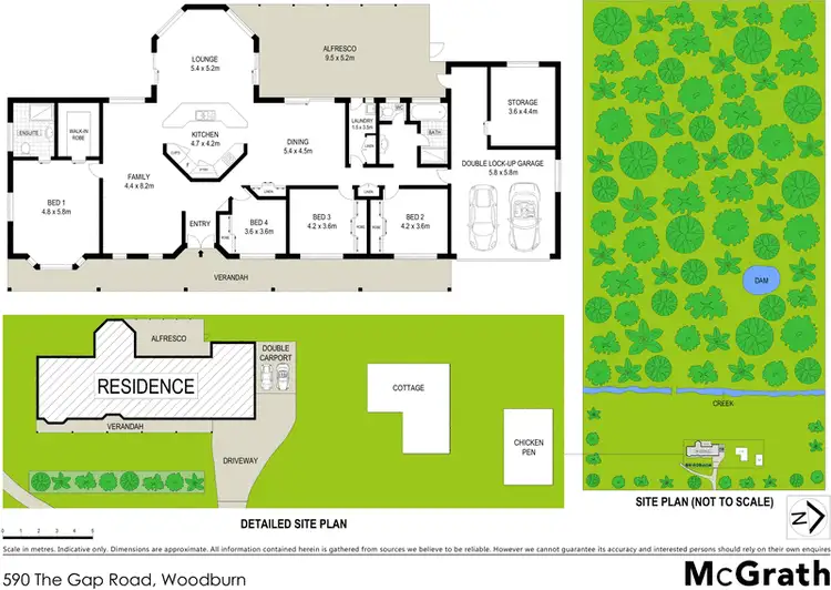 Floorplan of Homely rural property listing, 590 The Gap Road, Woodburn NSW 2472