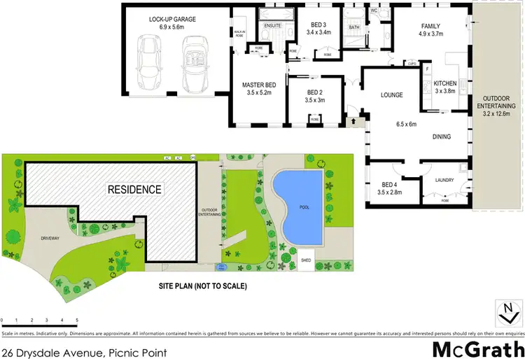 Floorplan of Homely house listing, 26 Drysdale Avenue, Picnic Point NSW 2213