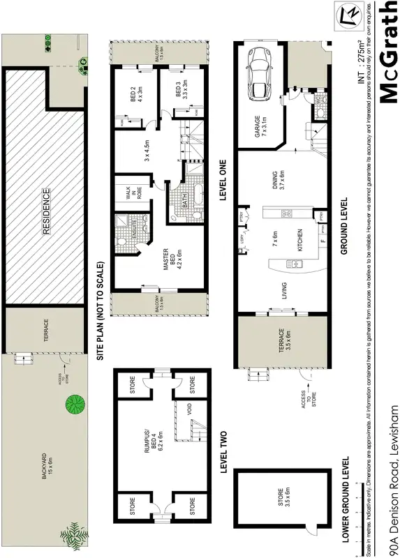 Floorplan of Homely house listing, 90A Denison Road, Lewisham NSW 2049