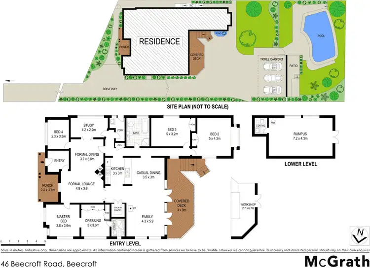 Floorplan of Homely house listing, 46 Beecroft Road, Beecroft NSW 2119