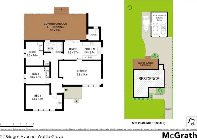 Floorplan of Homely house listing, 22 Bridges Avenue, Wattle Grove NSW 2173
