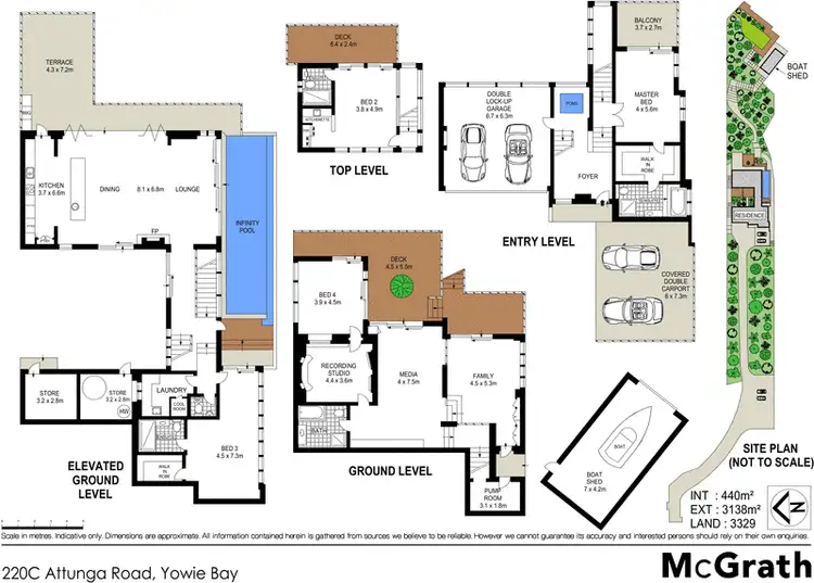 Floorplan of Homely house listing, 220C Attunga Road, Yowie Bay NSW 2228