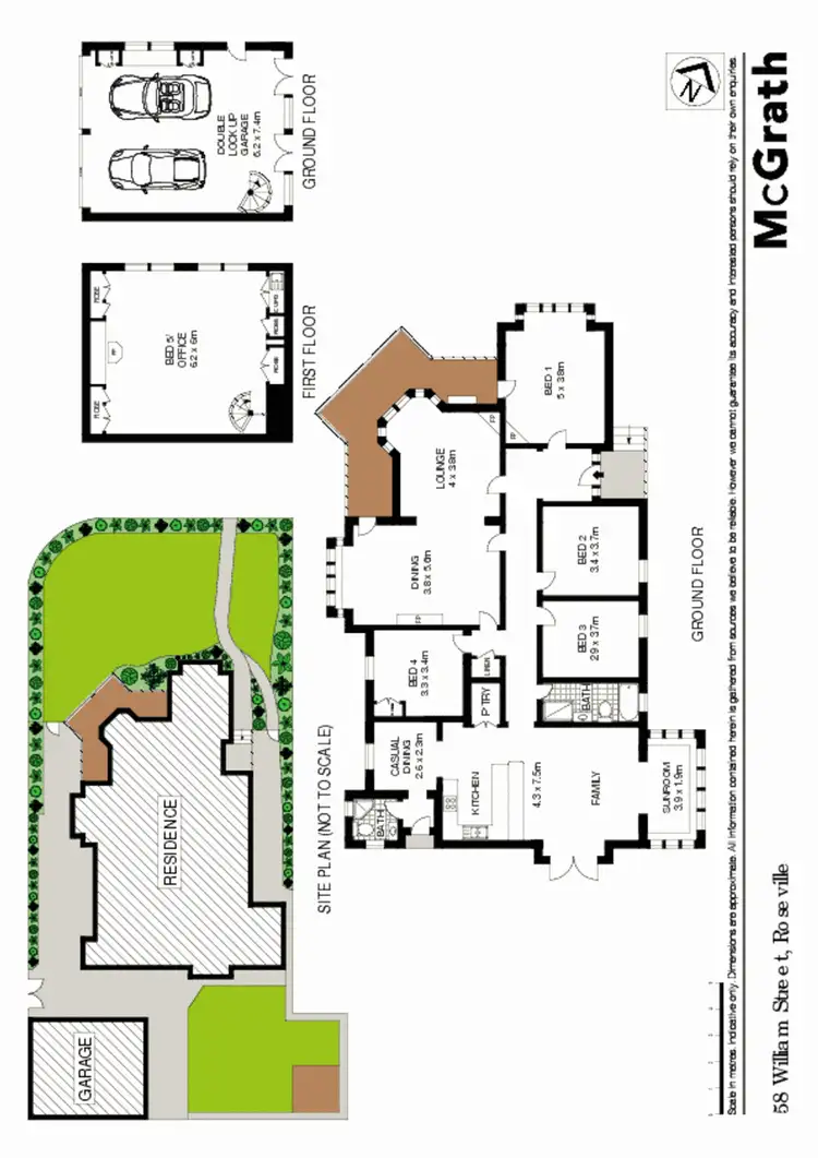 Floorplan of Homely house listing, 58 William Street, Roseville NSW 2069