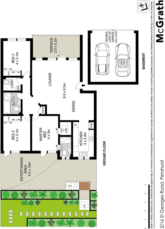 Floorplan of Homely apartment listing, 2/16 St Georges Road, Penshurst NSW 2222