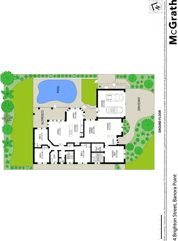 Floorplan of Homely house listing, 4 Brighton Street, Banora Point NSW 2486