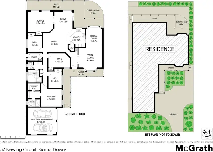 Floorplan of Homely house listing, 57 Newing Circuit, Kiama Downs NSW 2533