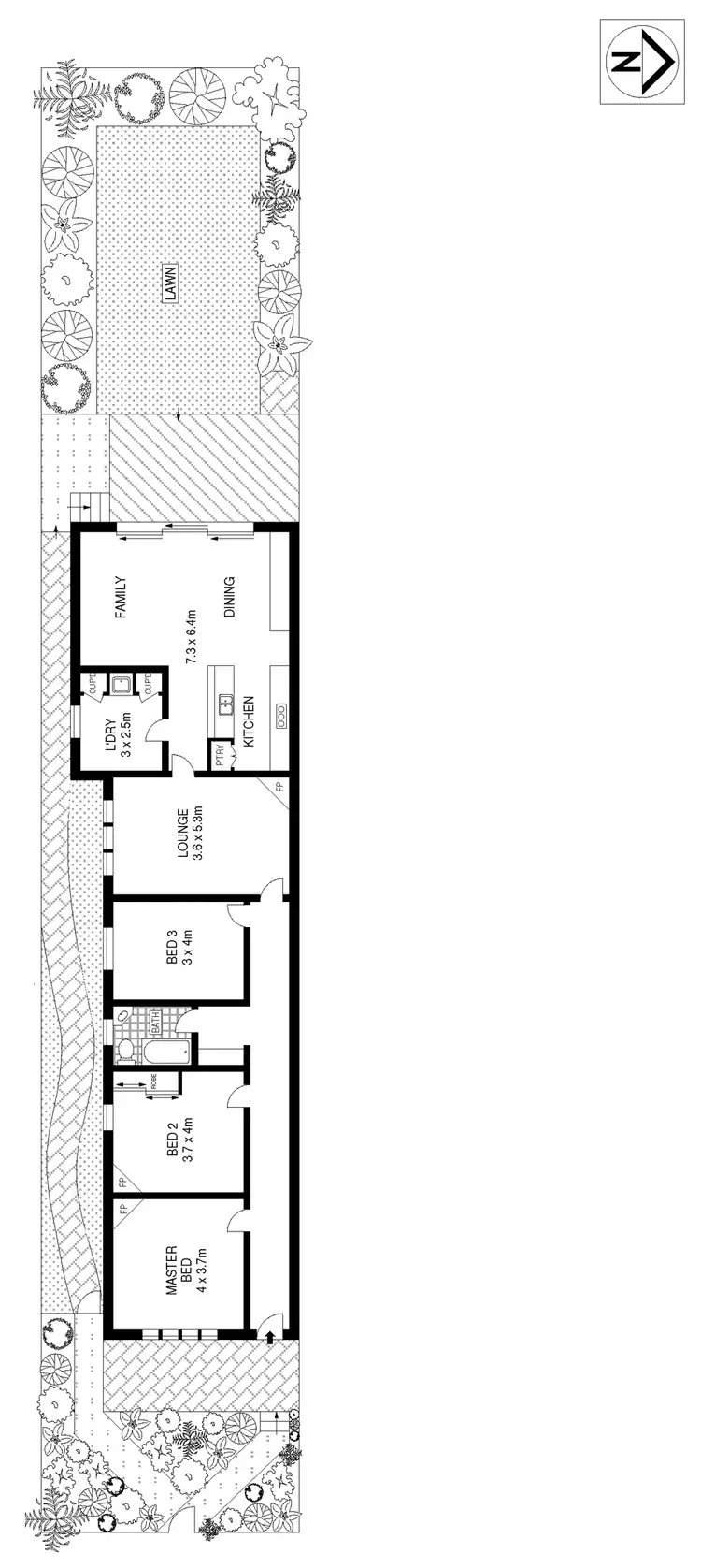 Floorplan of Homely house listing, 25 Wardell Road, Lewisham NSW 2049