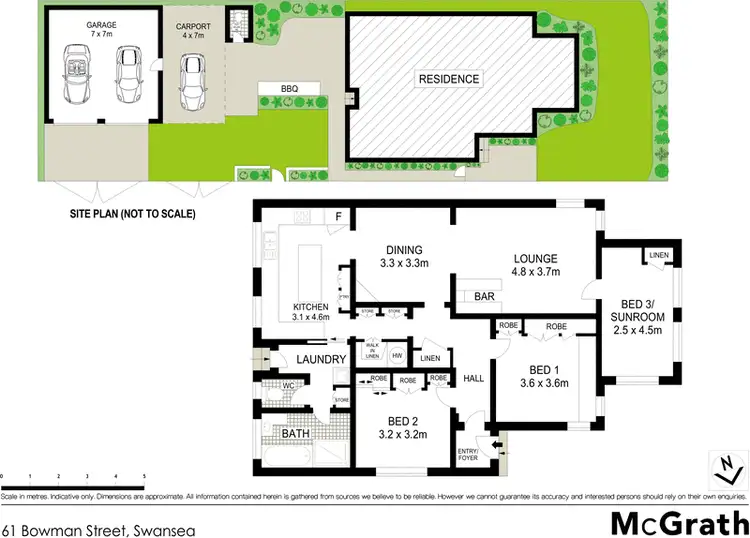 Floorplan of Homely house listing, 61 Bowman Street, Swansea NSW 2281