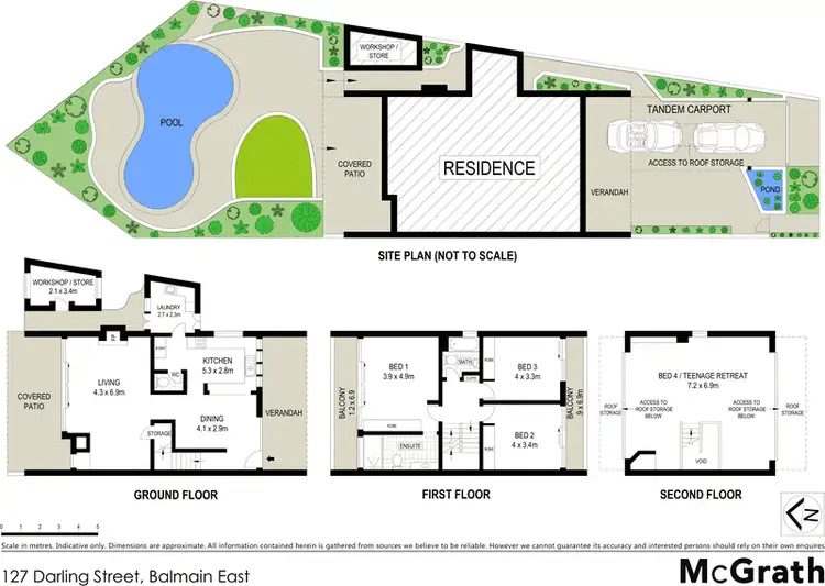 Floorplan of Homely house listing, 127 Darling Street, Balmain East NSW 2041