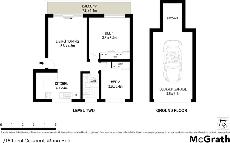 Floorplan of Homely apartment listing, 1/18 Terrol Crescent, Mona Vale NSW 2103