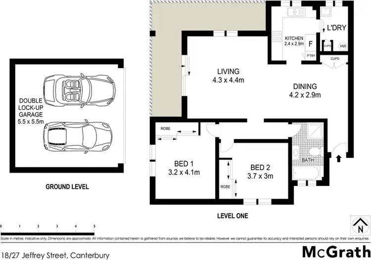 Floorplan of Homely apartment listing, 18/27 Jeffrey Street, Canterbury NSW 2193