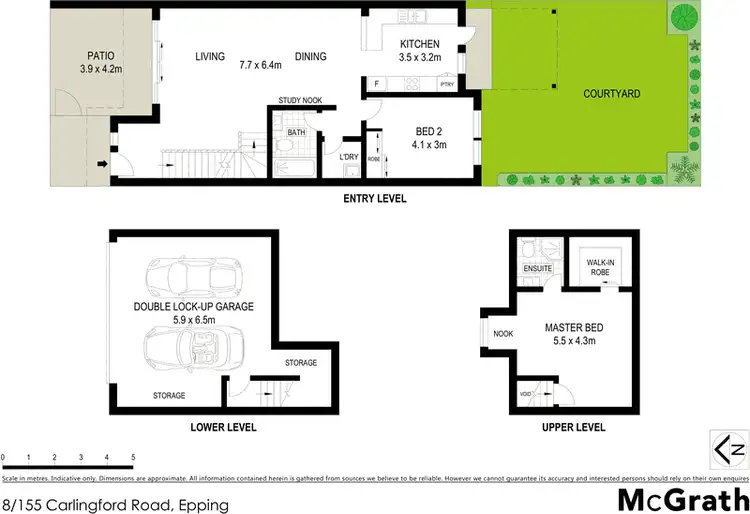 Floorplan of Homely townhouse listing, 8/155 Carlingford Road, Epping NSW 2121