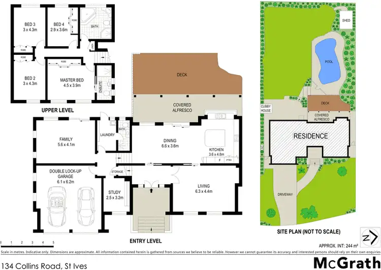 Floorplan of Homely house listing, 134 Collins Road, St Ives NSW 2075