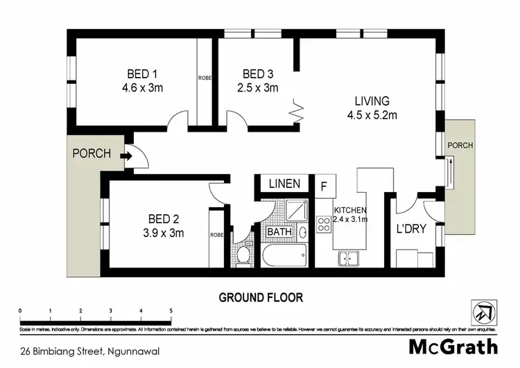 Floorplan of Homely house listing, 26 Bimbiang Crescent, Ngunnawal ACT 2913