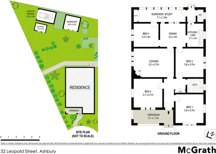Floorplan of Homely house listing, 32 Leopold Street, Ashbury NSW 2193