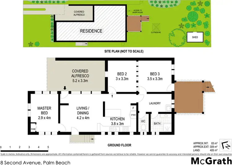 Floorplan of Homely house listing, 8 Second Avenue, Palm Beach QLD 4221