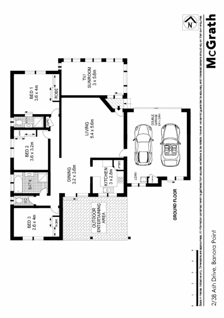 Floorplan of Homely house listing, 2/83 Ash Drive, Banora Point NSW 2486