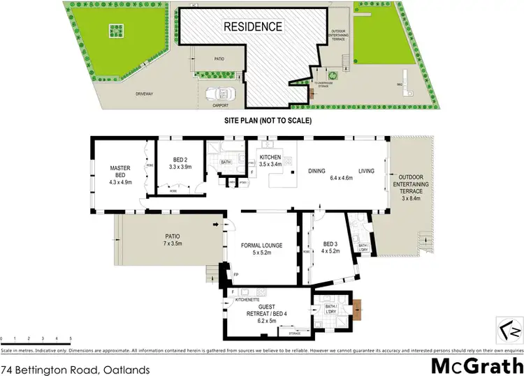 Floorplan of Homely house listing, 74 Bettington Road, Oatlands NSW 2117