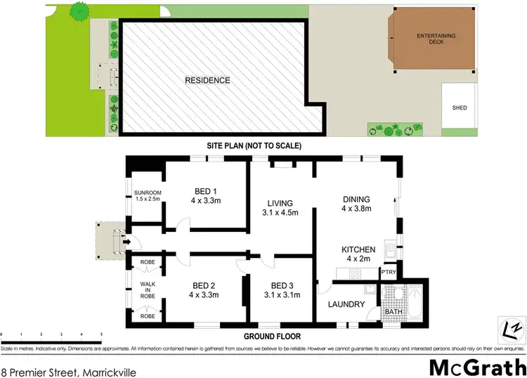 Floorplan of Homely house listing, 8 Premier Street, Marrickville NSW 2204