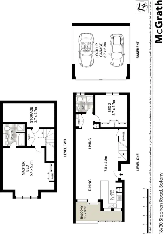Floorplan of Homely apartment listing, 18/30 Stephen Road, Botany NSW 2019