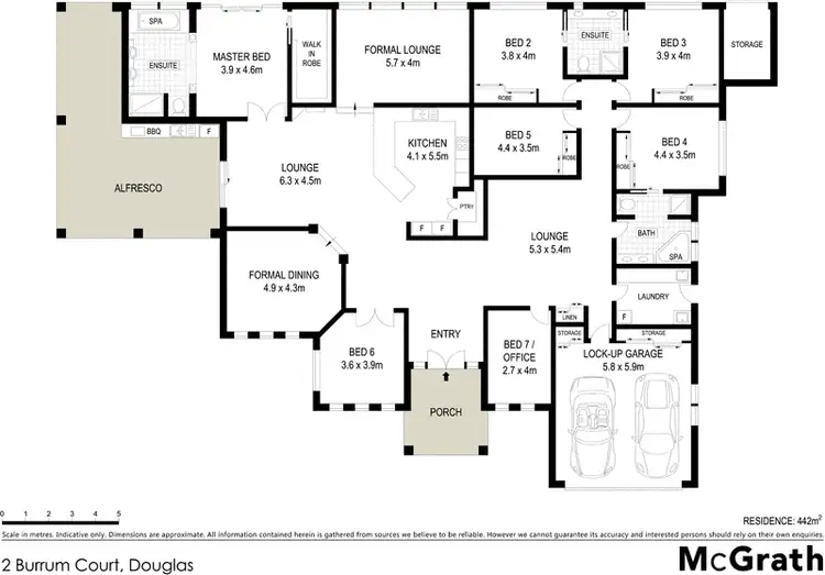 Floorplan of Homely house listing, 2 Burrum Court, Douglas QLD 4814