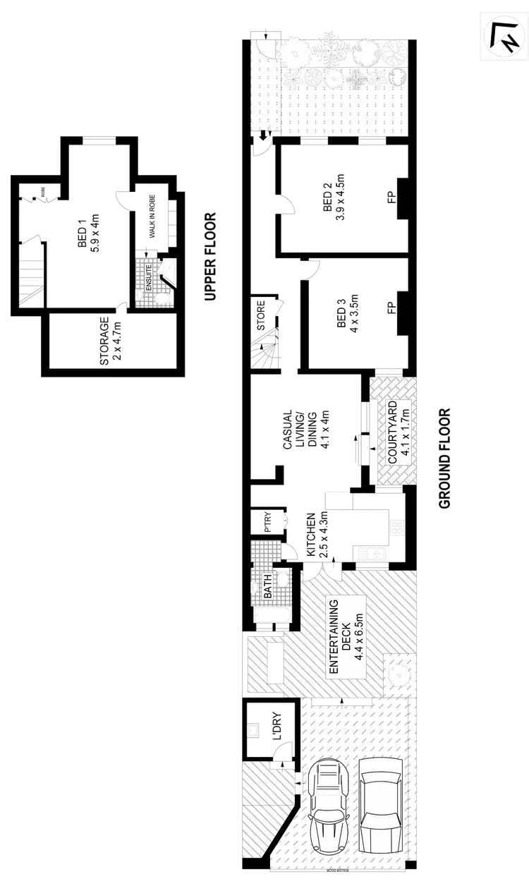 Floorplan of Homely house listing, 73 Portman Street, Zetland NSW 2017