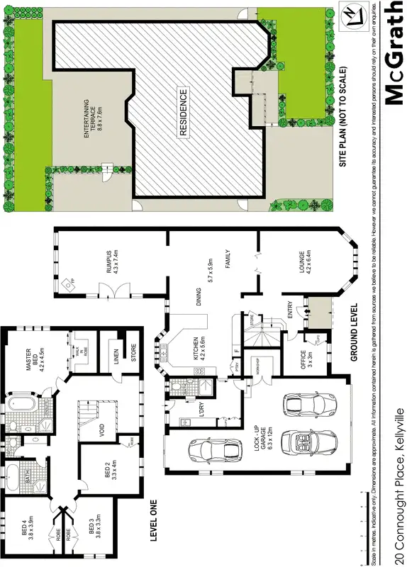 Floorplan of Homely house listing, 20 Connaught Circuit, Kellyville NSW 2155
