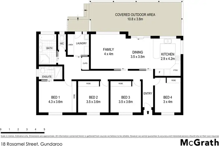 Floorplan of Homely house listing, 18 Rosamel Street, Gundaroo NSW 2620