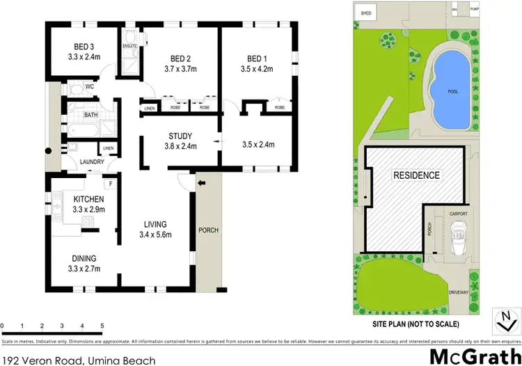Floorplan of Homely house listing, 192 Veron Road, Umina Beach NSW 2257