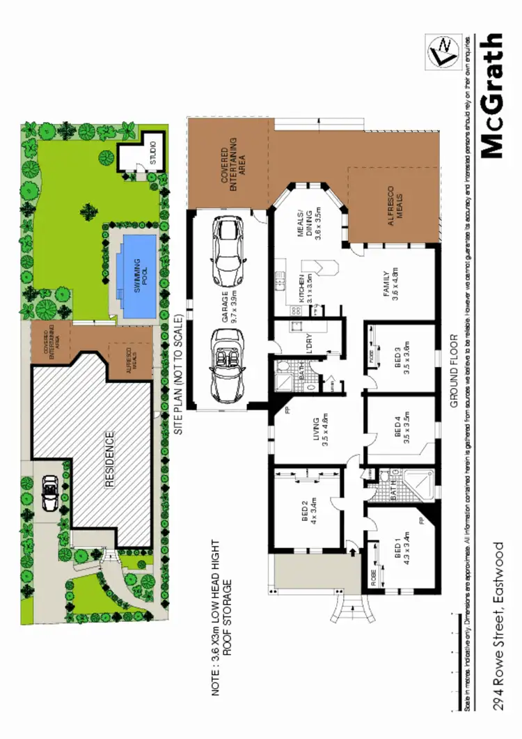 Floorplan of Homely house listing, 294 Rowe Street, Eastwood NSW 2122