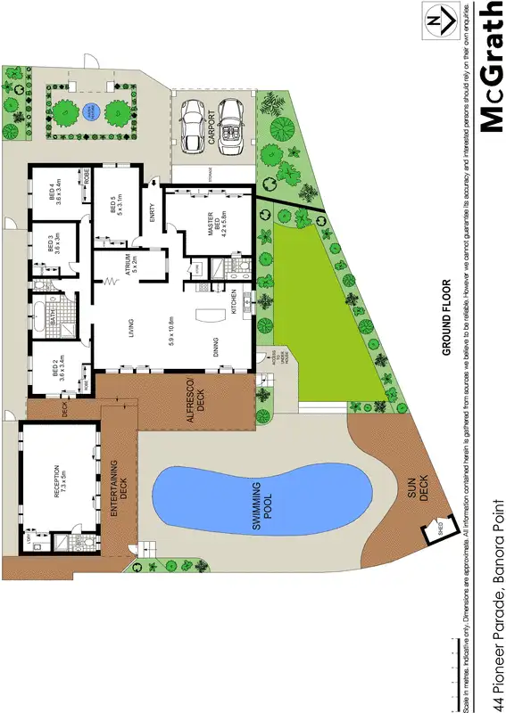 Floorplan of Homely house listing, 44 Pioneer Parade, Banora Point NSW 2486