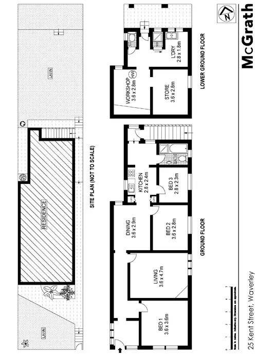 Floorplan of Homely house listing, 25 Kent Street, Waverley NSW 2024