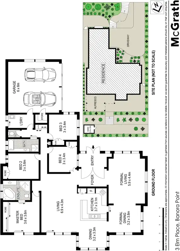 Floorplan of Homely house listing, 3 Elm Place, Banora Point NSW 2486