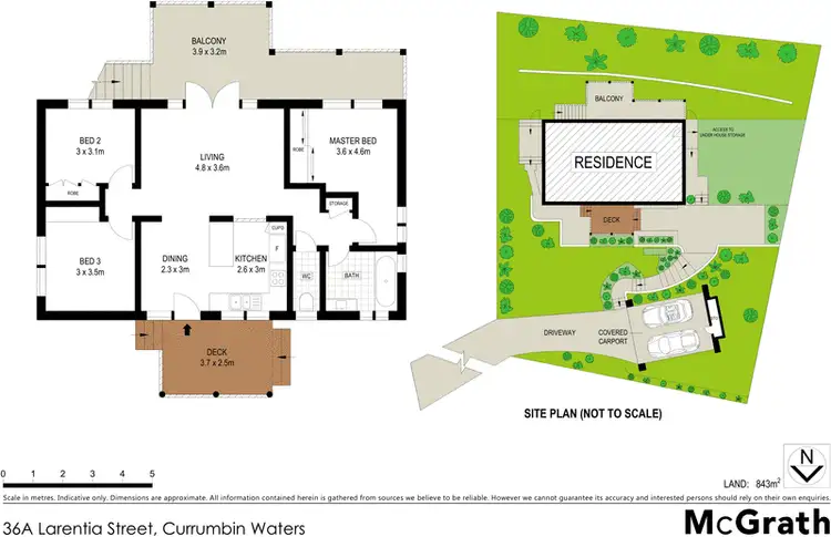 Floorplan of Homely house listing, 36A Larentia Street, Currumbin Waters QLD 4223