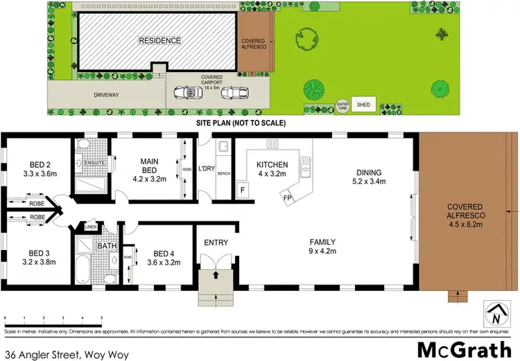Floorplan of Homely house listing, 36 Angler Street, Woy Woy NSW 2256