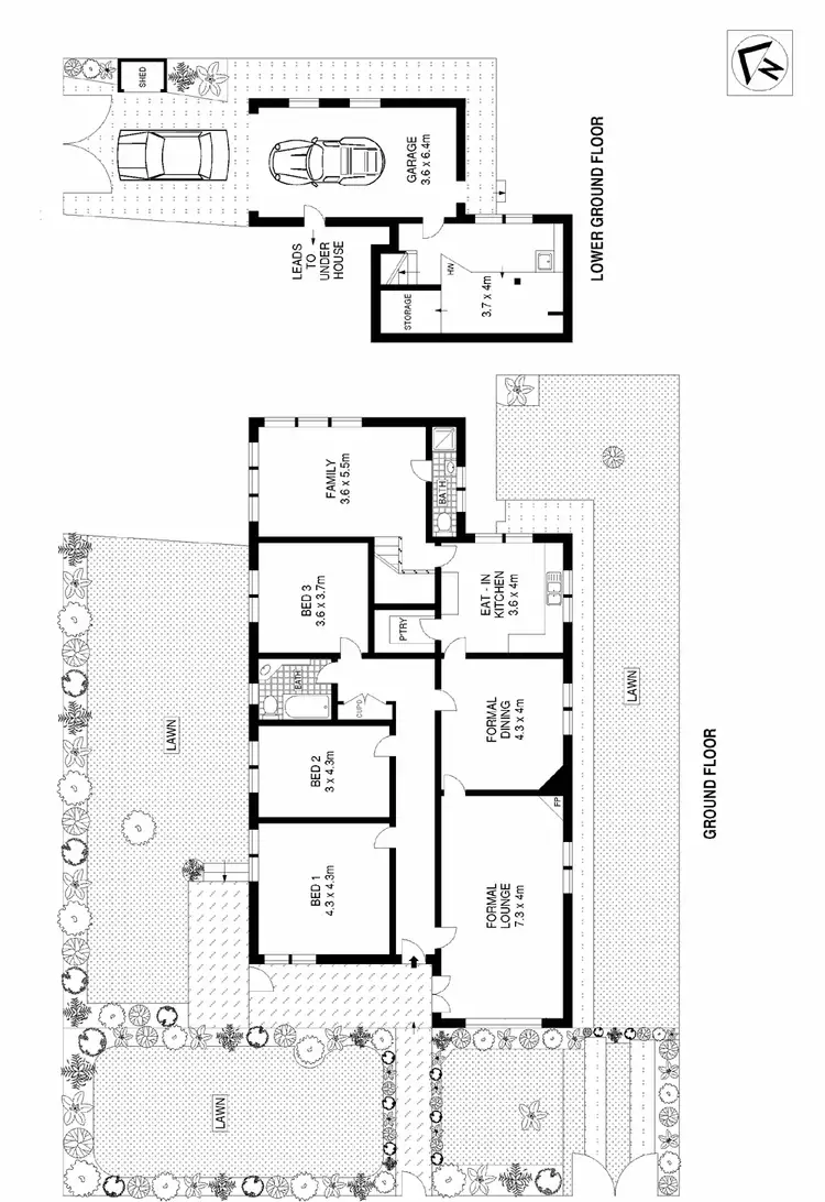 Floorplan of Homely house listing, 19 Denman Avenue, Haberfield NSW 2045