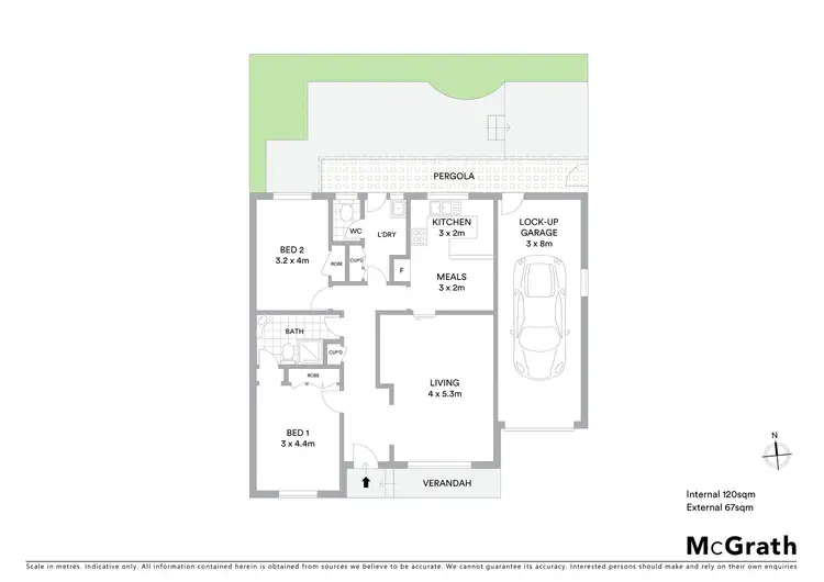 Floorplan of Homely unit listing, 1/73 Hewish Road, Croydon VIC 3136
