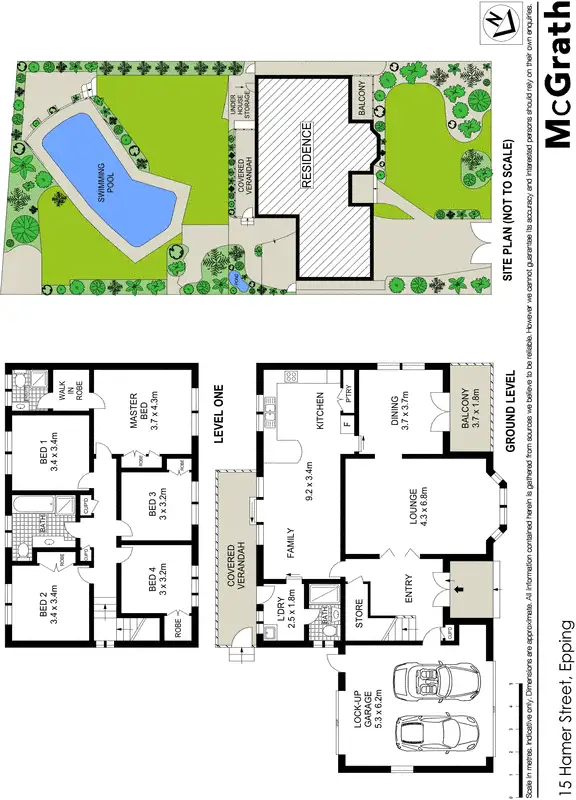 Floorplan of Homely house listing, 15 Hamer Street, Epping NSW 2121