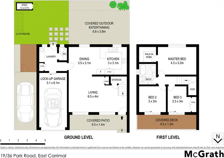 Floorplan of Homely townhouse listing, 19/36 Park Road, Bellambi NSW 2518