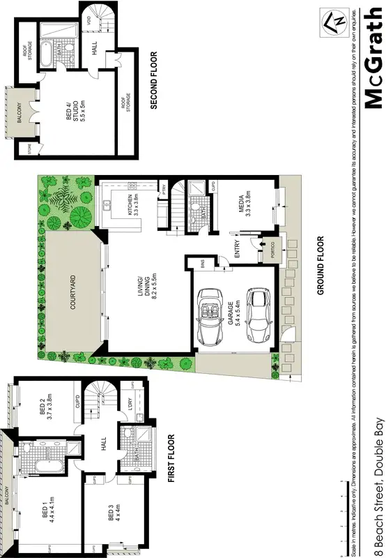 Floorplan of Homely house listing, 8 BEACH Street, Double Bay NSW 2028