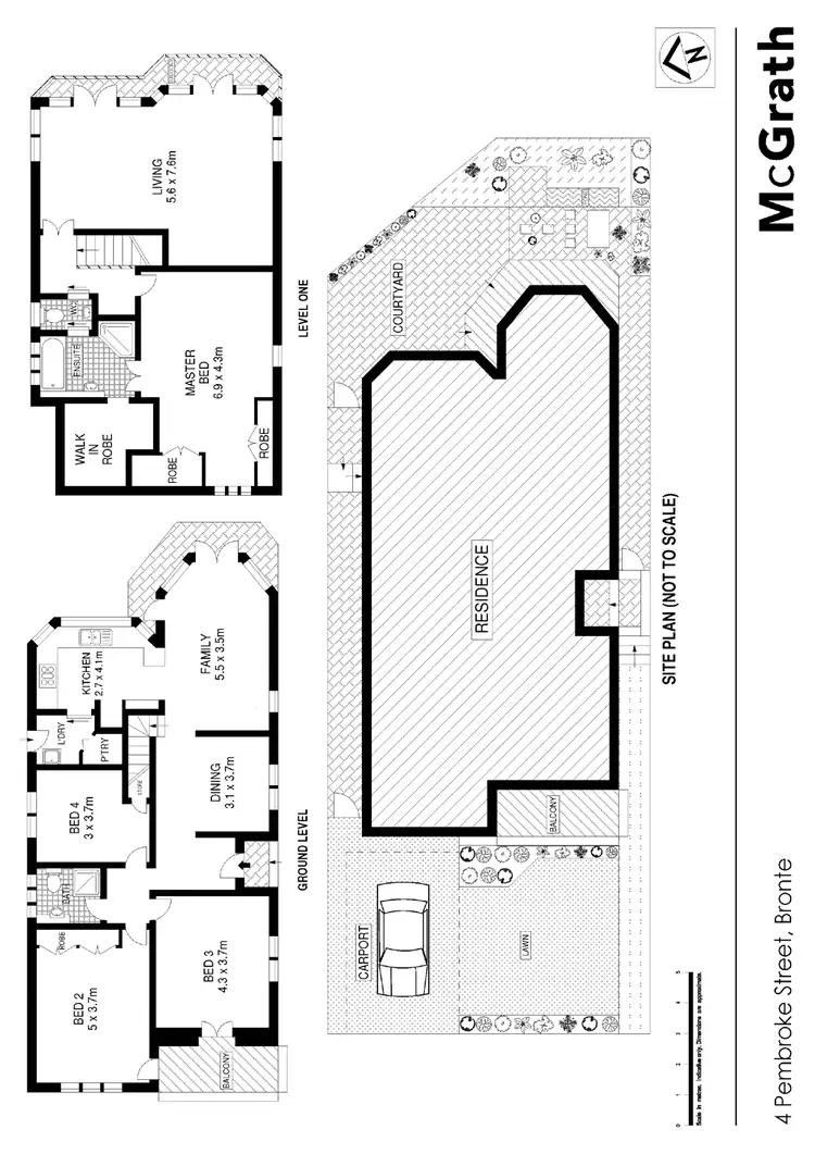 Floorplan of Homely house listing, 4 Pembroke Street, Bronte NSW 2024