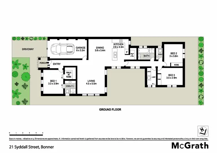 Floorplan of Homely house listing, 21 Syddall Street, Bonner ACT 2914