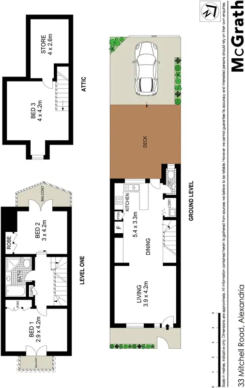 Floorplan of Homely house listing, 33 Mitchell Road, Alexandria NSW 2015