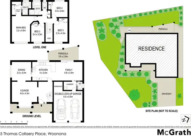 Floorplan of Homely house listing, 5 Thomas Collaery Place, Woonona NSW 2517