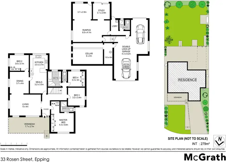 Floorplan of Homely house listing, 33 Rosen Street, Epping NSW 2121