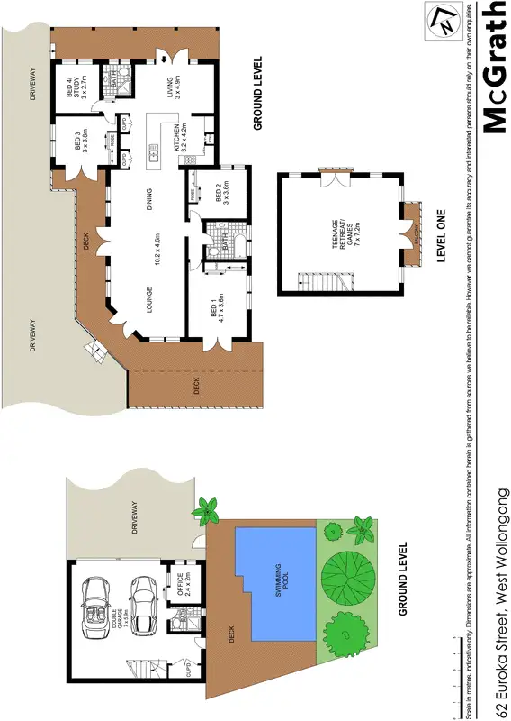 Floorplan of Homely house listing, 62 Euroka Street, West Wollongong NSW 2500