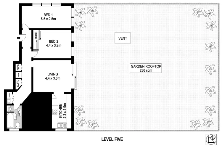 Floorplan of Homely apartment listing, 50/1 Beach Road, Bondi Beach NSW 2026
