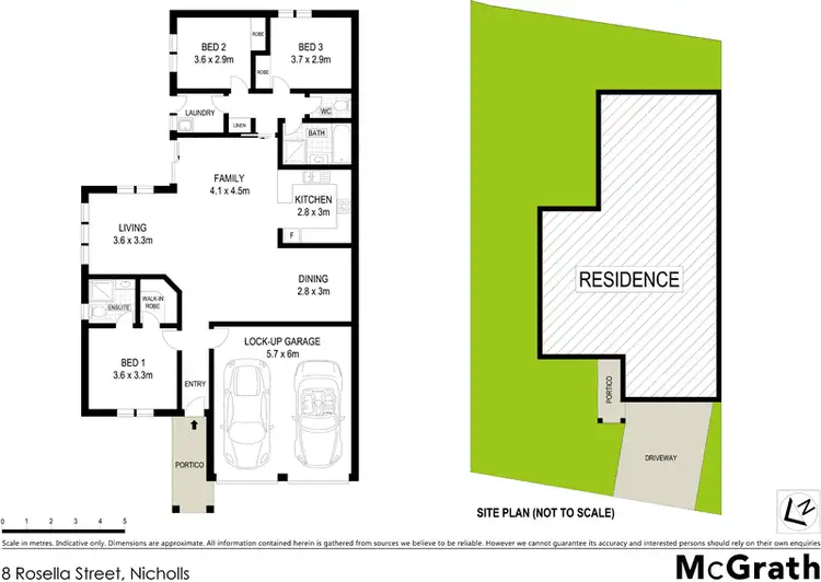 Floorplan of Homely house listing, 8 Rosella Street, Nicholls ACT 2913