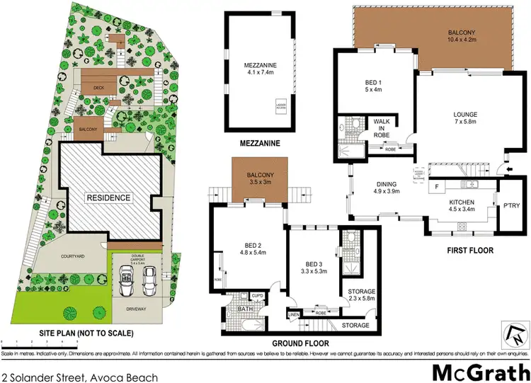 Floorplan of Homely house listing, 2 Solander Road, Avoca Beach NSW 2251