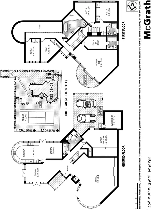 Floorplan of Homely house listing, 130A Archer Street, Roseville NSW 2069